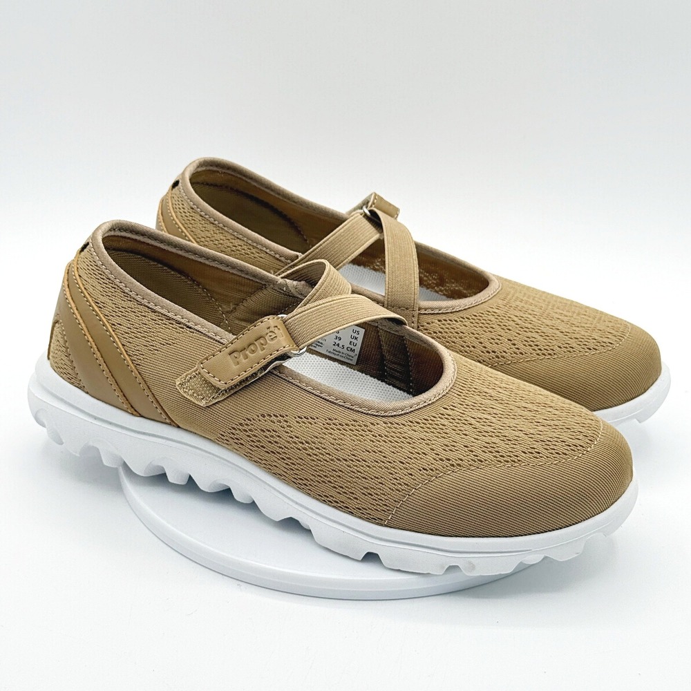 Propet Travelactiv Mary Jane 'Honey White' / Size 8.5 EE Wide / NEW